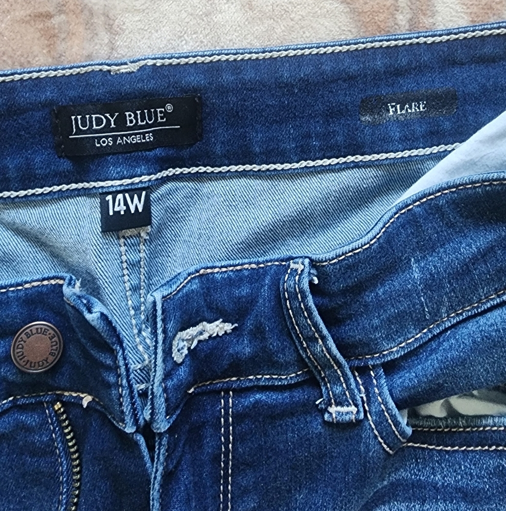 Judy Blue Dark Blue Flare Jeans